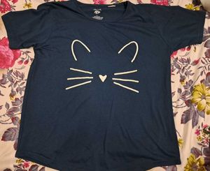 Cute Cat Face Tee