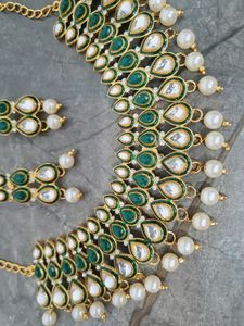KUNDAN JAIPURI JEWELRY SET