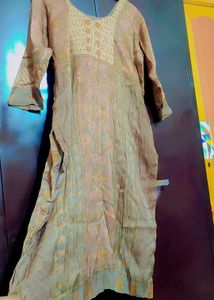 Khaki Color Suit Salwar With Dupatta 44 Bust