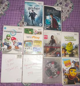 Wii Nintendo Games Cd Pack Of 22