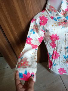 Floral Print Two-Piece Set
