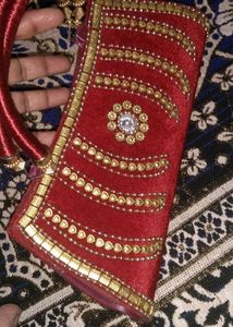 Clutch Red Wedding, Party Function Ke Liye