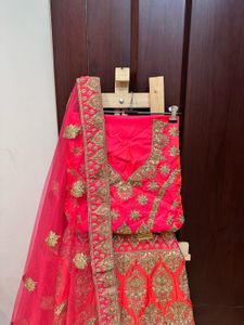 Brand New Gorgeous Peach Pink Lehenga Choli