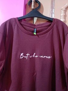 Burgundy Regular Top