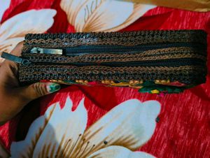 Handmade Colorful Wooden Clutch