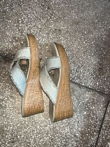 Blue Denim Themed Pumps