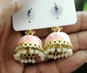 Big Size Beautiful Pink 🩷 Colour JHUMKA