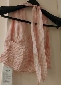 Pink Halter Top