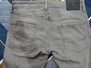 JACK&amp;JONES Grey Denim Jeans