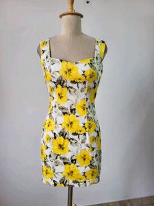 Floral Print Mini Dress