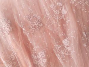 Baby Pink Colour Net Choli (Original Piece)