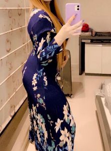 The Blue A Line Dress!