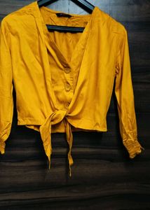 Yellow Mustard Colour Top