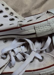 White Converse All Stars