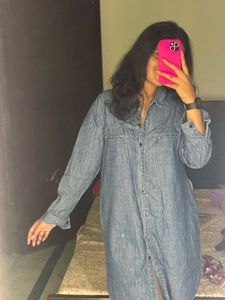 Denim Shirt Dress