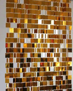Set of 2 Copper Sitara Sequin Curtain Wall Hanging