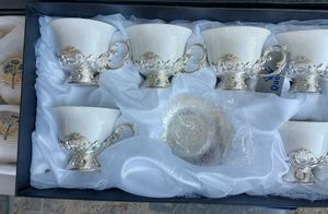 German Silver Cup Saucer Set