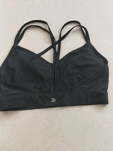 XXL Black Sports Bra