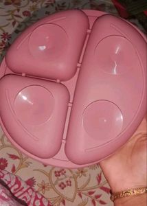 Silicone Baby Feeding Set - Bowl, Plate, and Utens