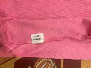 Pink Typography Embellishment Crop Top