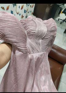 Paded Ball  Gown With Dupatta
