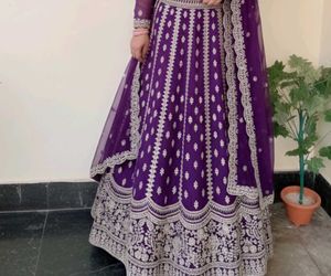Elegant Purple Lehenga Choli