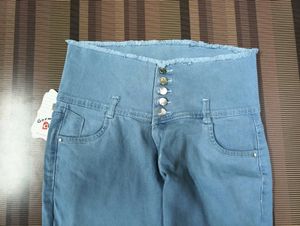 CH-02 Size-34 (Sale) Latest Ladies high waist Jean