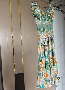 Zudio Colorful Print Maxi Dress