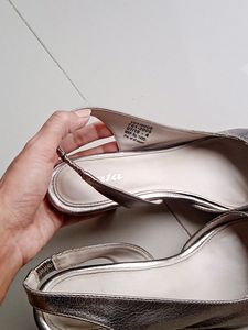 Bata Pencil Heel ( Electra Pumps) color- Chrome
