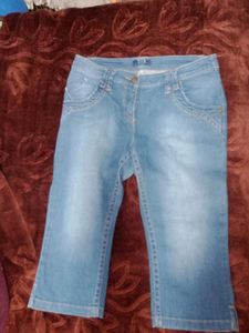 Blue Denim Short Jeans