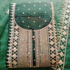 Party Wear Unstitched Suit