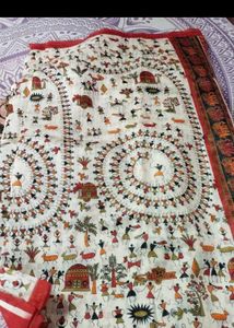 🌟 Gujrati Print Saree For Women🌟