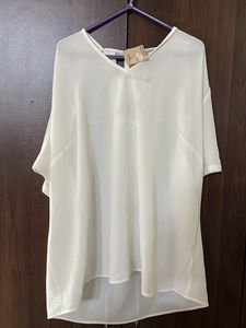 Formal Marks and Spencers off white top