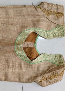 designer blouse with Saree