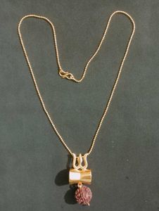 Trishul Rudraksha Pendant