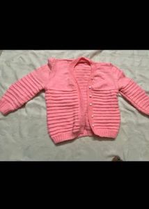 Cute Pink Knit Cardigan
