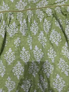 Green Kurti/ Peplum Top