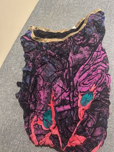 2 Floral Cotton 3/4th Sleeves Colared Kurti