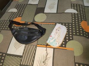 Combo Of Waist Bag And Barbie Purse