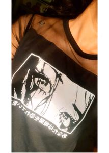 Graphic Print Mesh T-Shirt