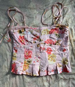 Floral crop top