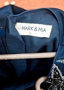 Elegant Navy Blue Girls Dress