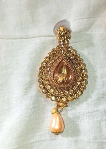 Necklace Mang Tika Earrings Set