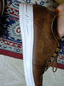 Brown Leather Sneakers