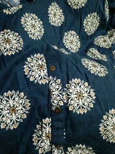 Floral Print Kurta