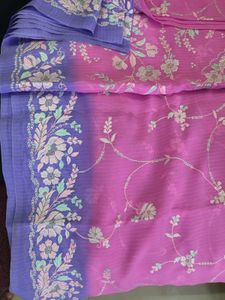 Floral Print Saree