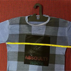 Full Sleeves Blue Tshirt For Men