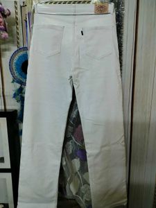 White Straight Leg Jeans