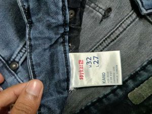 ‼️ FREE DELIVERY ‼️Original Spykar Charcoal Denim