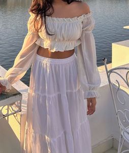 Pinteresty White Co-ord Set